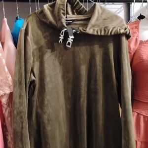 DKNY Olive Hooded Cape